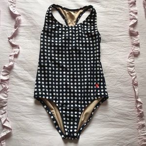 J Crew Girls one piece navy blue